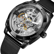 Men's automatic mechanical watch, steel band, view 10 - MRSLM