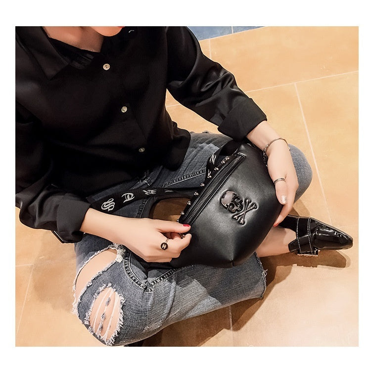men's street rivet crossbody bag, view 9 - MRSLM