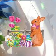 easter bunny diamond painting hanging ring, view 8 - MRSLM