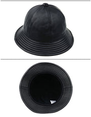 sheepskin dome bucket hat, view 9 - MRSLM