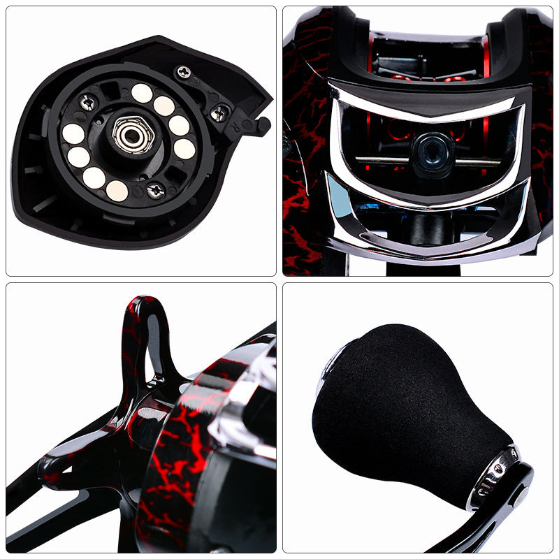 metal wire cup fishing reel, view 3 - MRSLM