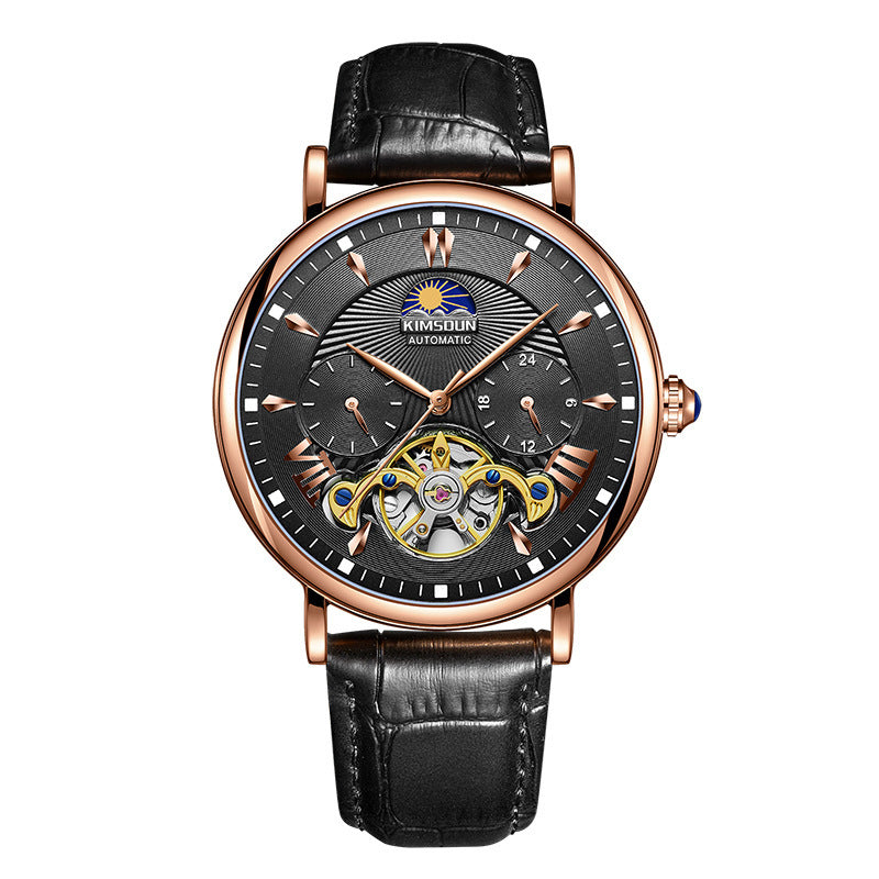 Sun moon star men's automatic watch, view 8 - MRSLM