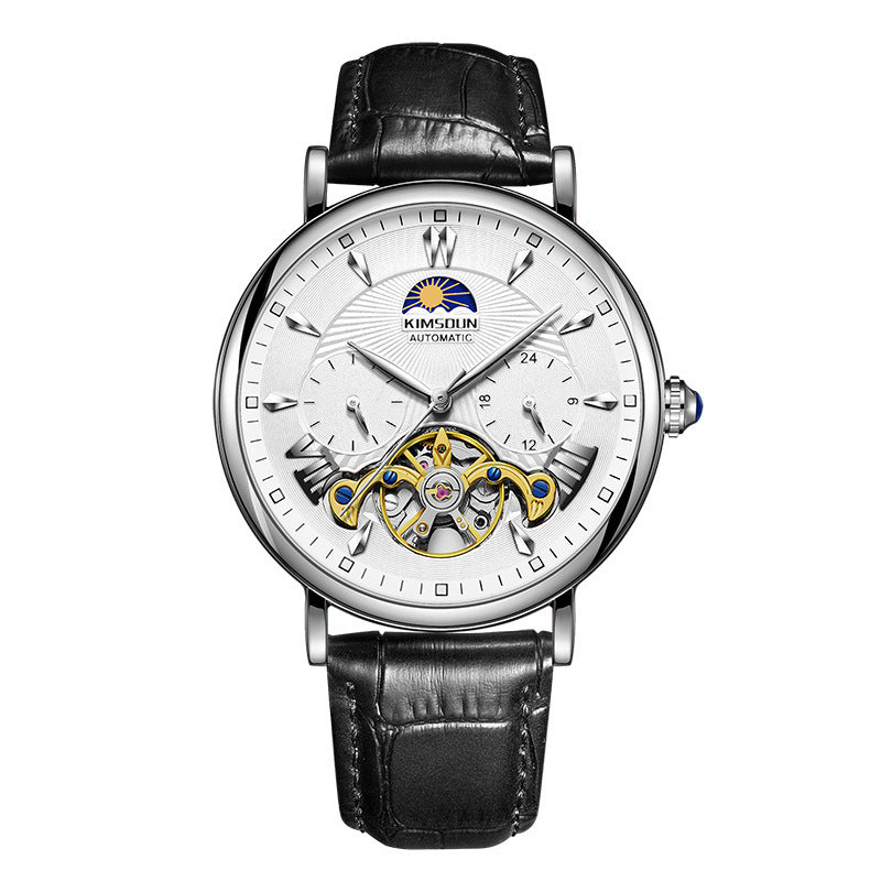 Sun moon star men's automatic watch, view 10 - MRSLM