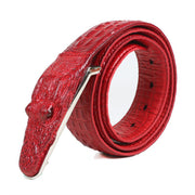 men's leather belt in multiple colors, view 8 - MRSLM