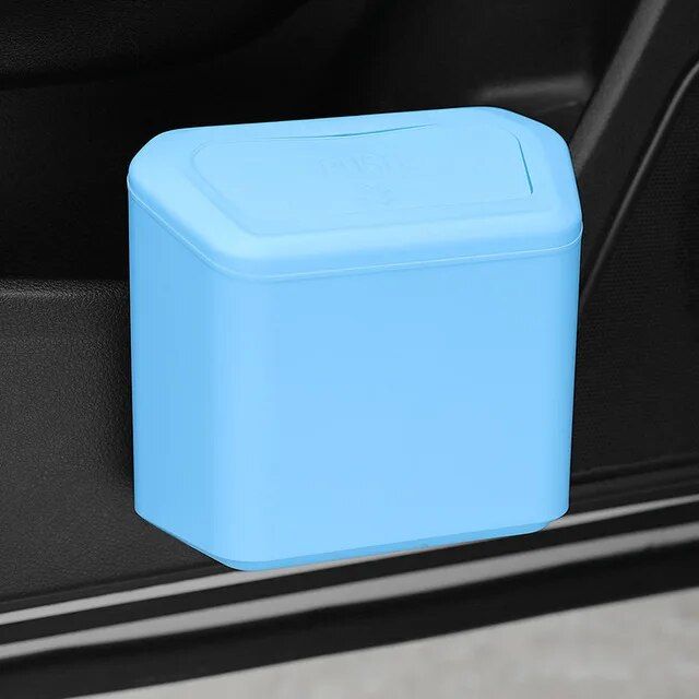 compact pressing car trash bin, view 3 - MRSLM