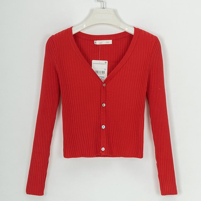 slim fit cardigan sweater for women, view 13 - MRSLM