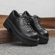 height increasing leather loafers, view 6 - MRSLM