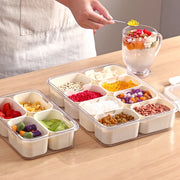 8-compartment portable serving tray, view 5 - MRSLM