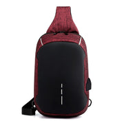 multi-functional oxford chest bag, view 8 - MRSLM