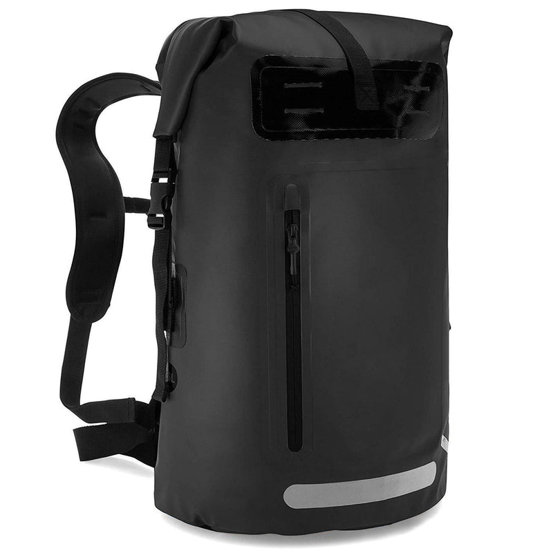 waterproof roll-top dry bag backpack, view 9 - MRSLM