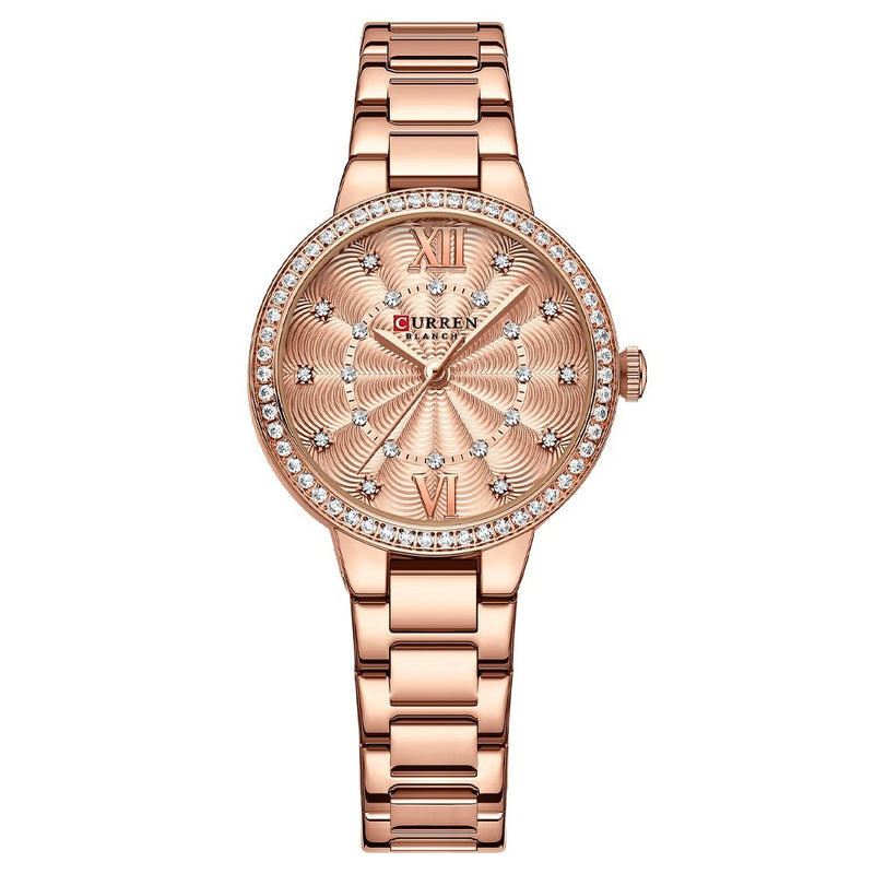 Women's casual steel strap watch, view 3 - MRSLM