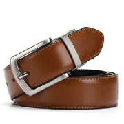 men's reversible genuine leather belt, view 5 - MRSLM