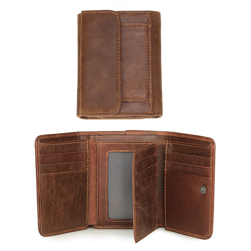 men's ultra-thin leather wallet, view 7 - MRSLM
