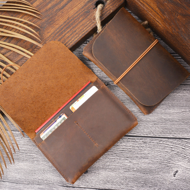 leather passport and ID holder - MRSLM