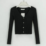 slim fit cardigan sweater for women, view 5 - MRSLM