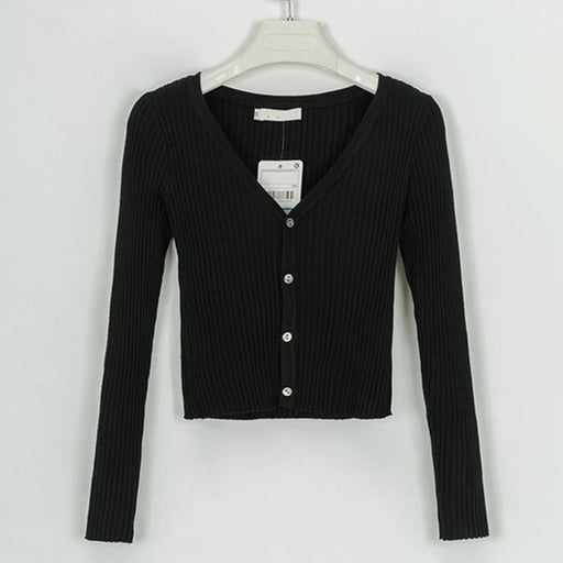 slim fit cardigan sweater for women, view 5 - MRSLM