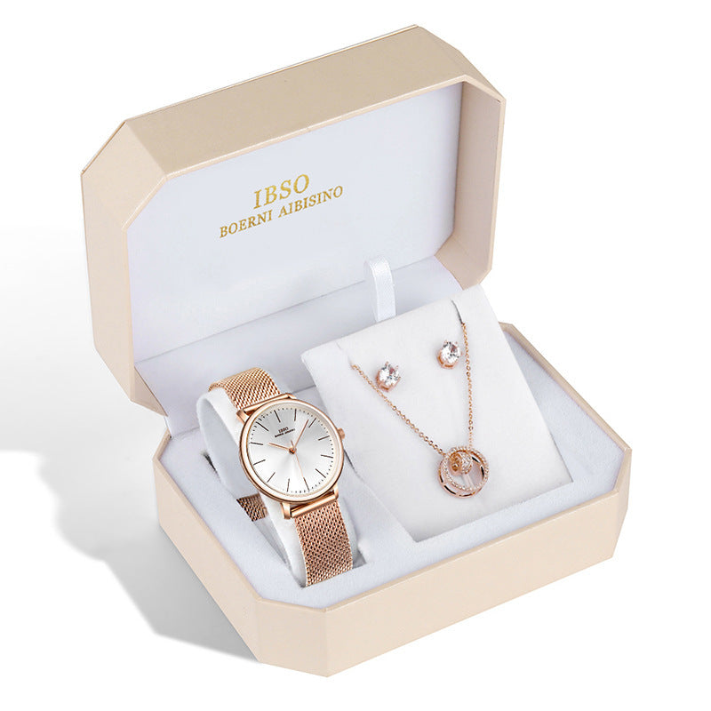 Ladies' necklace watch, view 3 - MRSLM
