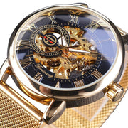 men's hollow mechanical watch, view 4 - MRSLM