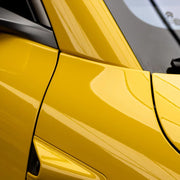 glossy deep yellow vinyl car wrap, view 5 - MRSLM