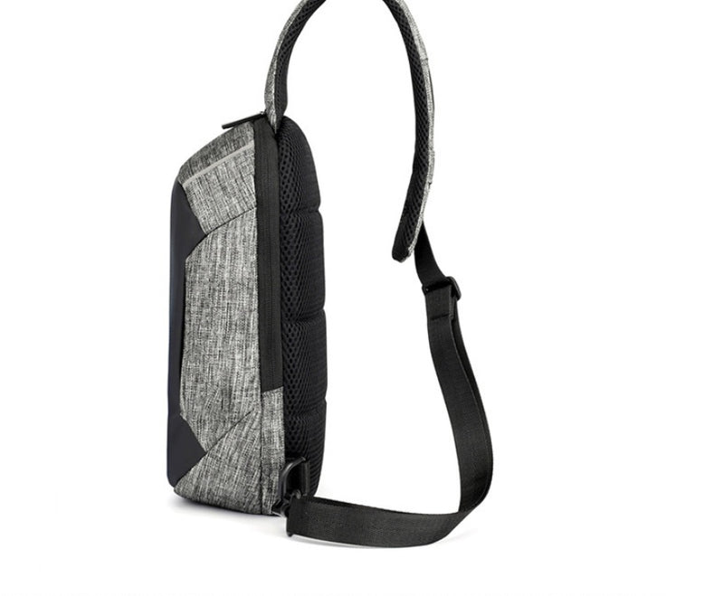 multi-functional oxford chest bag, view 3 - MRSLM