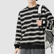 men's striped sweatshirt, view 3 - MRSLM