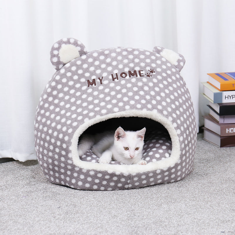 cozy cat bed, view 6 - MRSLM