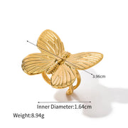 butterfly open ring, view 9 - MRSLM