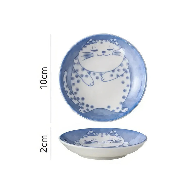 lucky cat sauce dish, view 10 - MRSLM