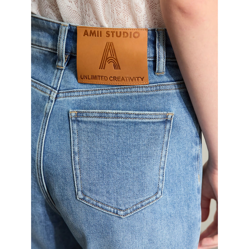 women's retro straight denim pants, view 9 - MRSLM