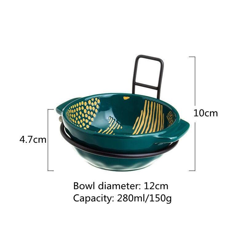 durable ceramic pet bowl, view 4 - MRSLM