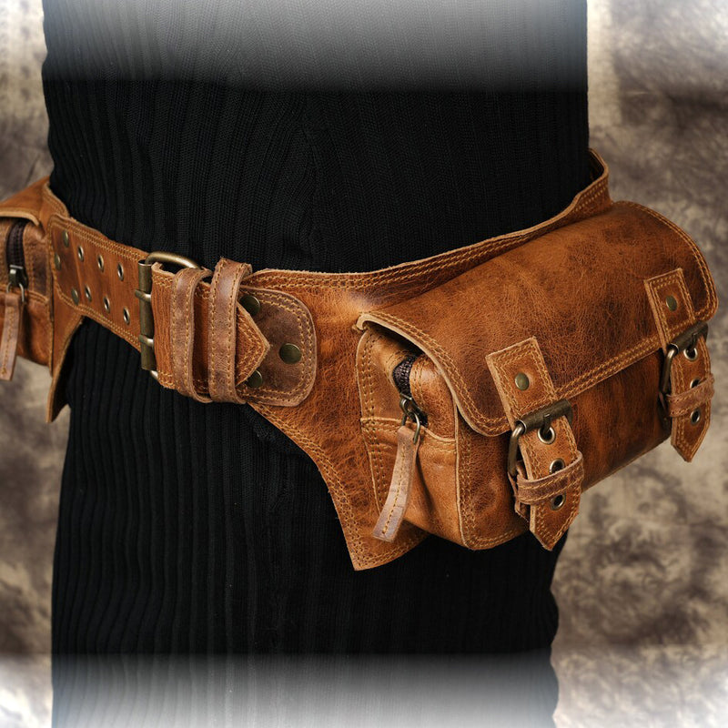 Unisex PU mobile coin purse waist bag - MRSLM