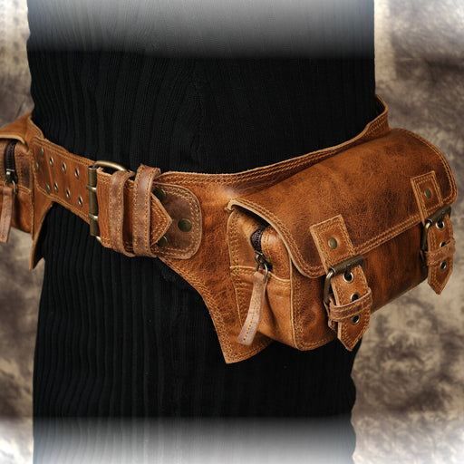 Unisex PU mobile coin purse waist bag - MRSLM