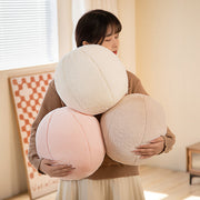 furry ball plush pillow, view 9 - MRSLM