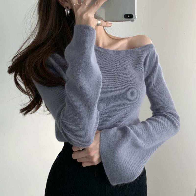 Elegant And Slim Skinny Long Sleeve Sweater