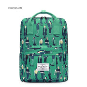 printed laptop backpack, view 6 - MRSLM