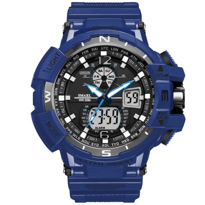 dual display sports watch, view 2 - MRSLM