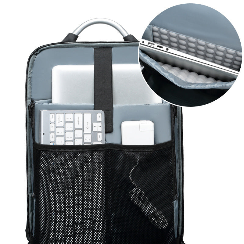 Business travel computer backpack, view 5 - MRSLM