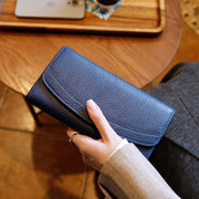women's long leather clutch, view 8 - MRSLM