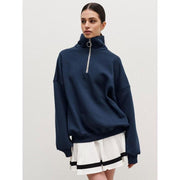 Women's oversized zip-up sweatshirt, view 2 - MRSLM