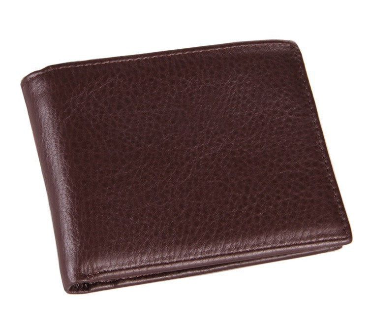 men's short leather wallet, view 5 - MRSLM