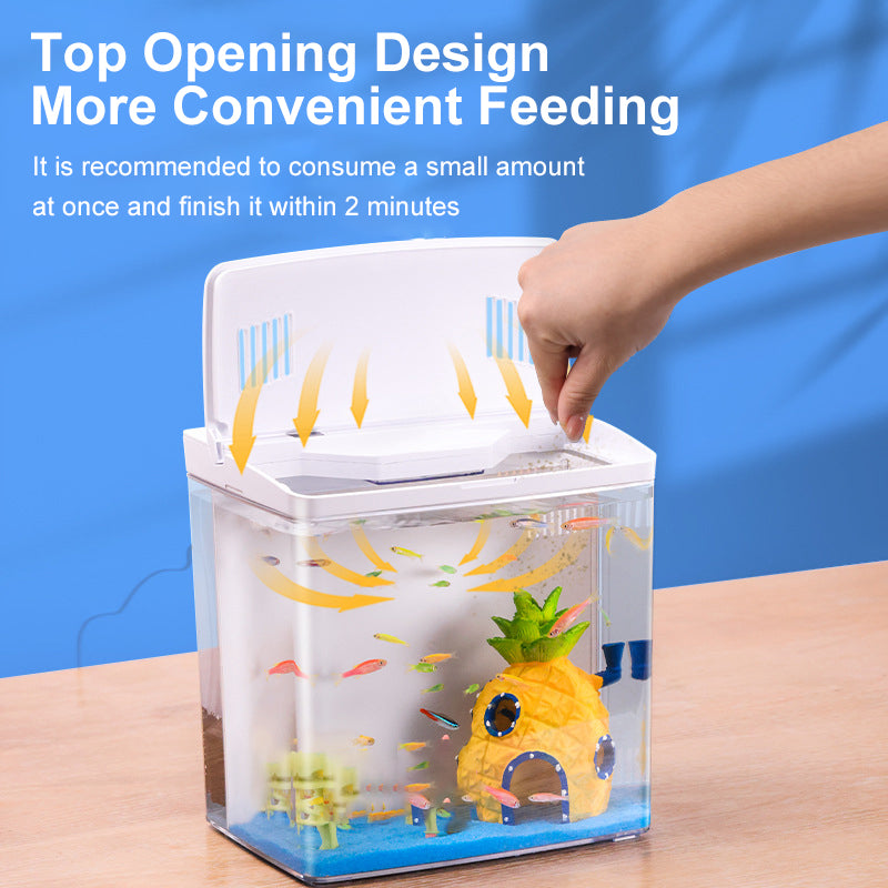 compact LED fish tank, view 5 - MRSLM