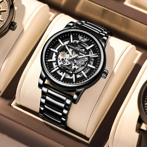 Hollowed sports men's mechanical watch - MRSLM