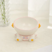 astronaut ceramic pet bowl, view 3 - MRSLM