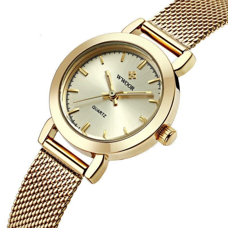 women's mesh band quartz watch, view 8 - MRSLM