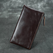 ultra-thin men's leather wallet, view 5 - MRSLM