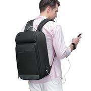 Business travel computer backpack, view 3 - MRSLM