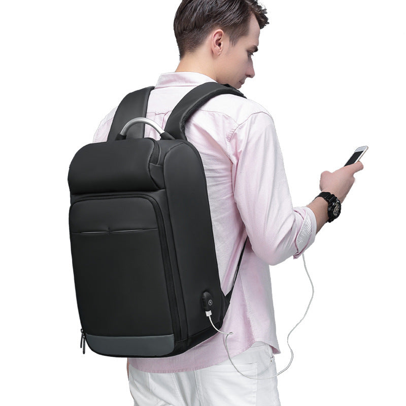Business travel computer backpack, view 3 - MRSLM