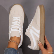 Lace-up round-toe flats, view 6 - MRSLM