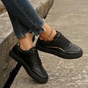 Lace-up thick-sole flats, view 4 - MRSLM