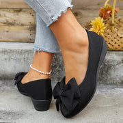 Bowknot flat loafers, view 4 - MRSLM